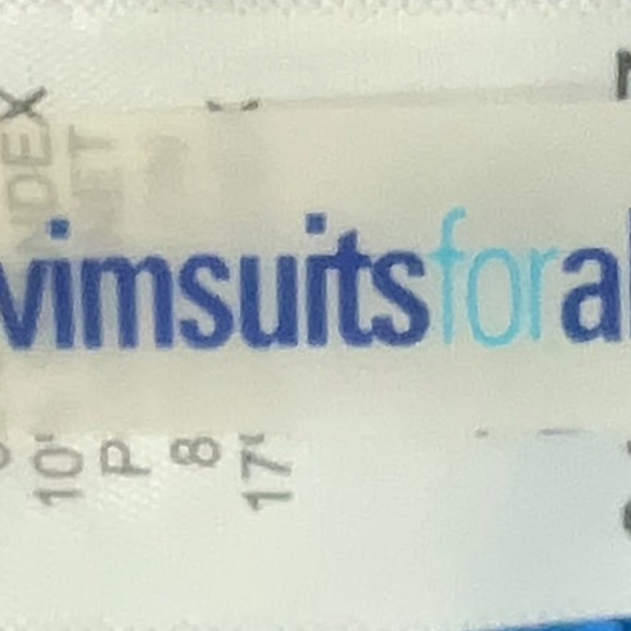 Swimsuits For All Womens Tankini Swim Top Plus Size 24 Black Brown Animal Print - Picture 6 of 7